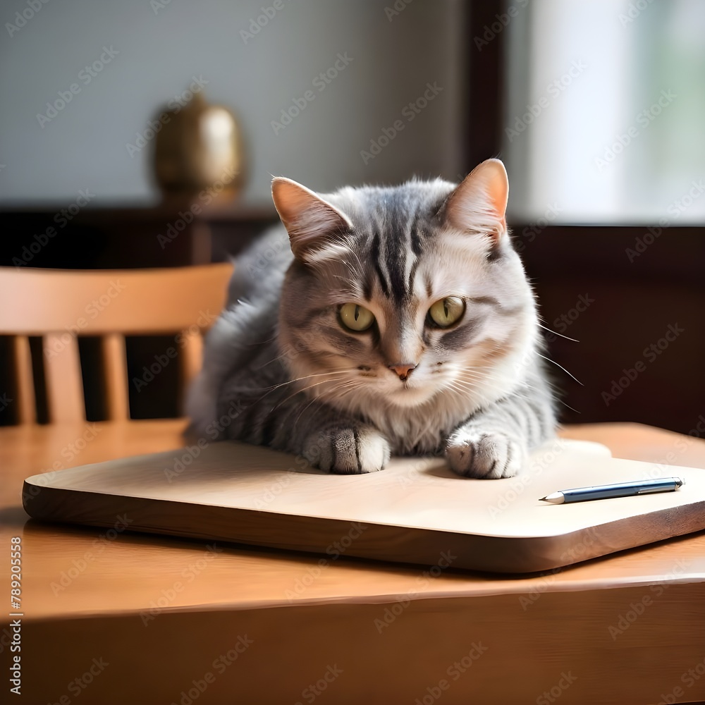 cat on table cat on table