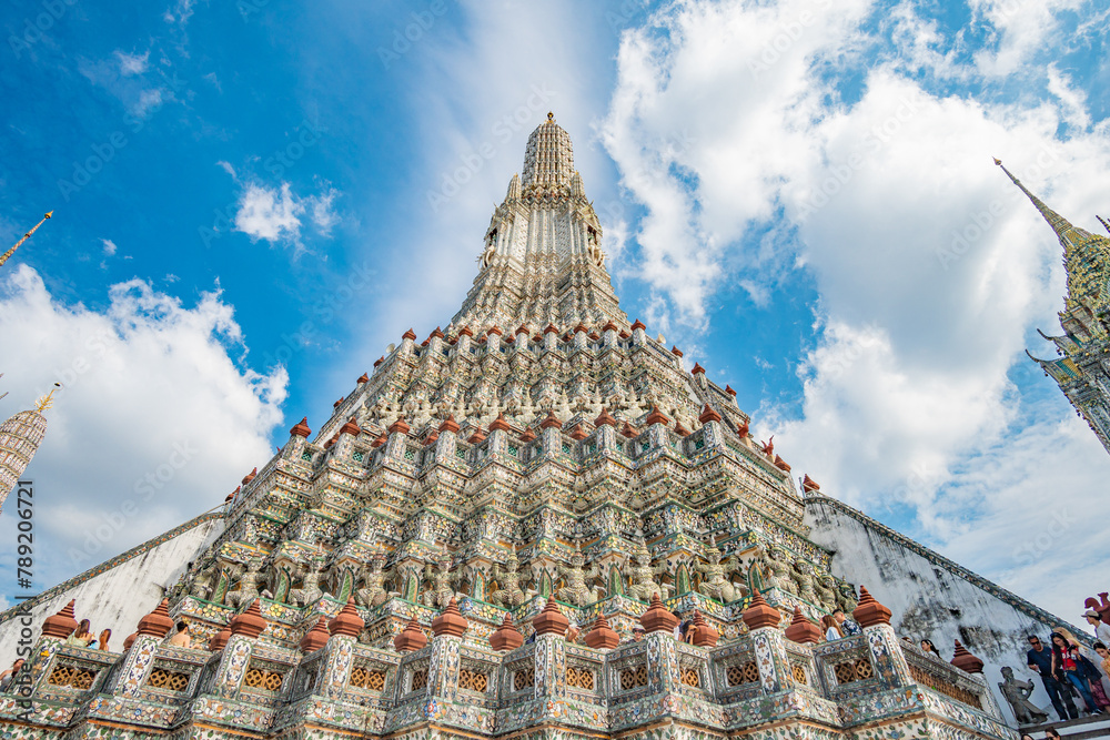 Wat Arun, Bangkok, Thailand, Magnificent architecture and temples of Asia