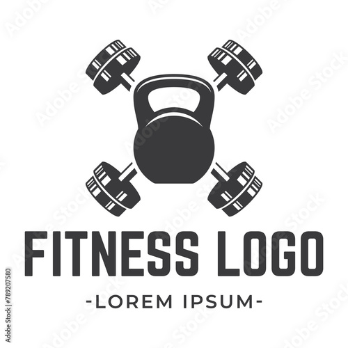 The kettlebell logo is suitable for fitness business symbols.