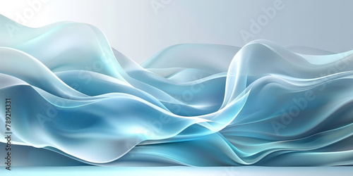 abstract background with light blue waves,, abstract white background with white light and smoky background, 