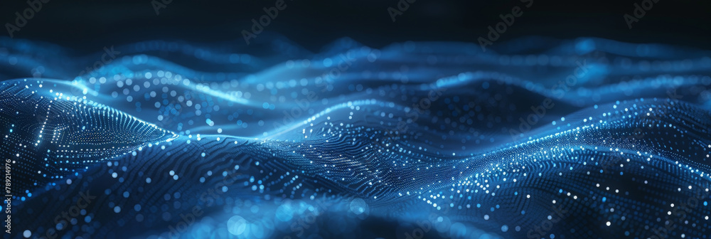 blue background with dots and blue lights,blue wave technology futuristic background,big data, metaverse, network security, data transfer,abstract blue wave on dark blue cyberspace background blue background with dots and blue lights,blue wave technology futuristic background,big data, metaverse, network security, data transfer,abstract blue wave on dark blue cyberspace background
