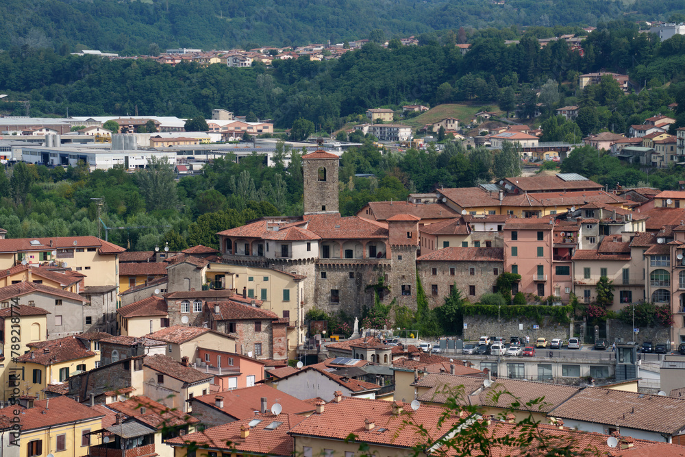 View of Castelnuovo di Garfagnana, Tuscany, Italy