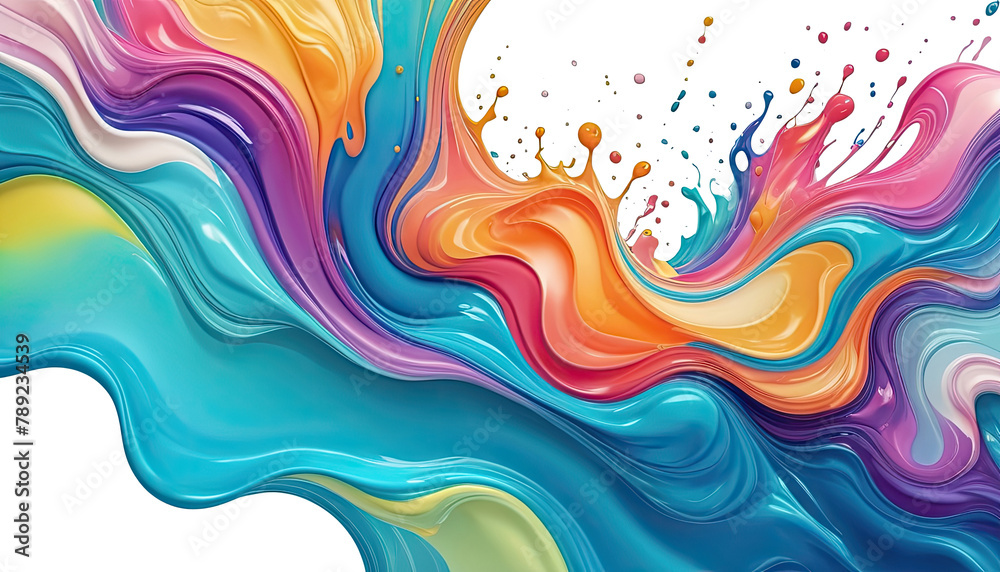 Abstract 3D fluid vibrant colorfull wallpaper Abstract 3D fluid vibrant colorfull wallpaper