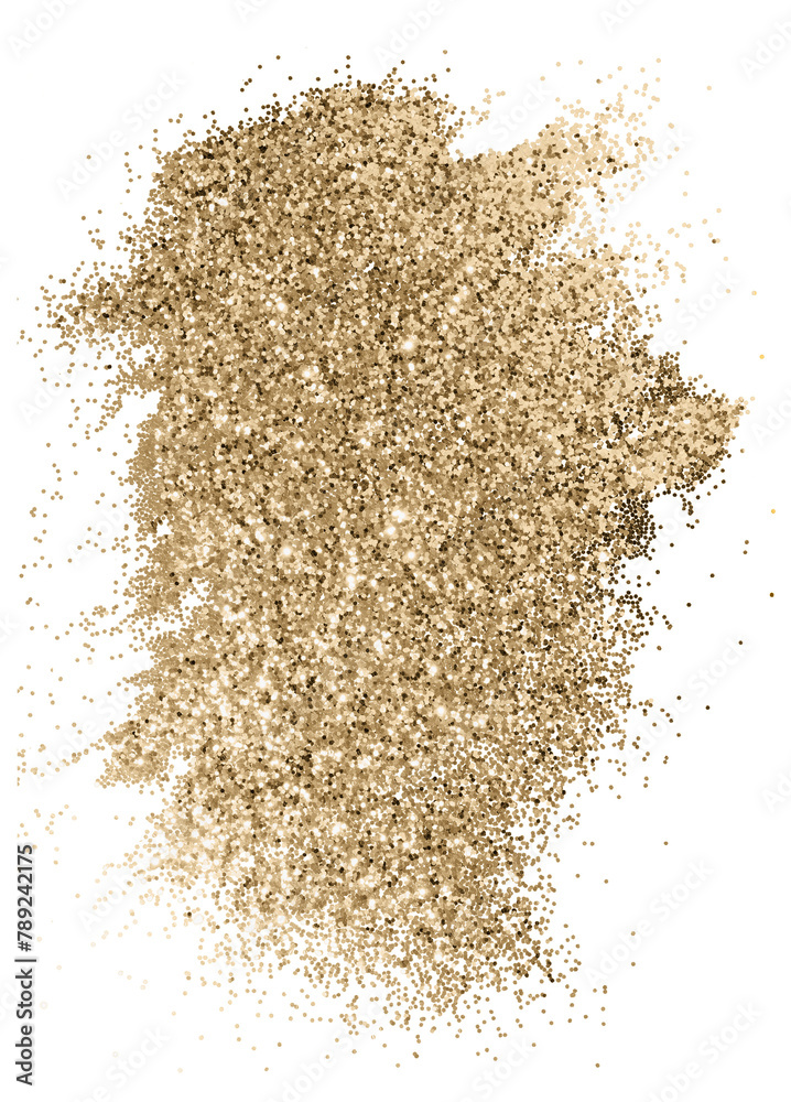 Metallic gold glitter paint brush stroke texture Metallic gold glitter paint brush stroke texture