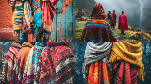 colorful scarves on the street