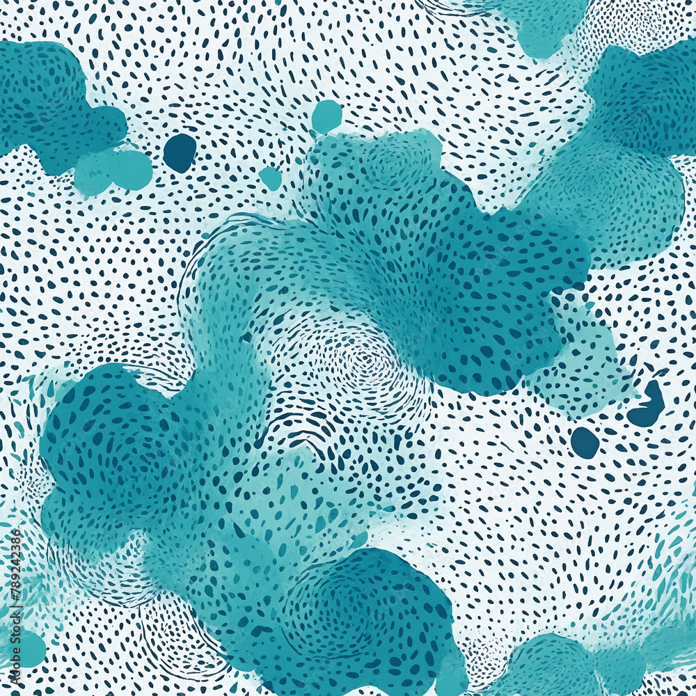 Fototapeta premium Ink techniques pattern. Abstract flat background