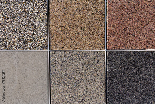 Stone floor tiles textures swatches pattern background