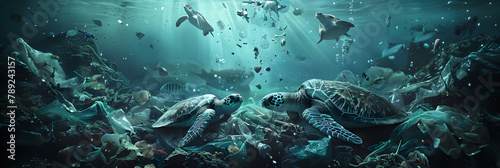 Underwater Havoc: Unmasking the Harrowing Impact of Plastic Pollution on Marine Life photo