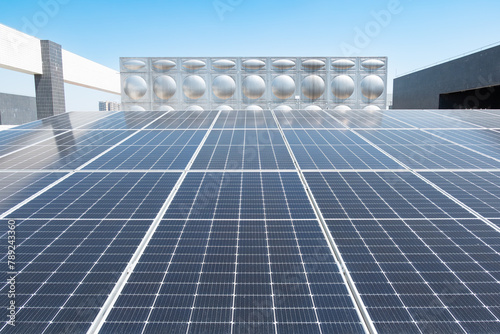 solar panels at horizontal composition © Freer