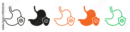 Digestive system care icon emphasizing the importance of gastrointestinal health
