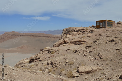 Vista do Deserto do Atacama no Chile