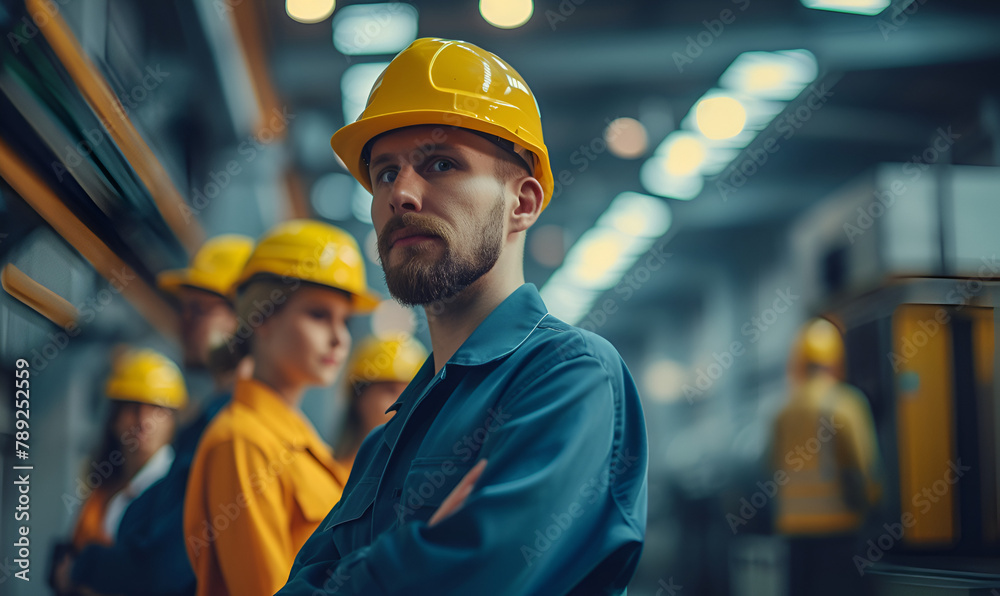 Engineers in the Industry Maintenance Group Posing Engineers in the Industry Maintenance Group Posing
