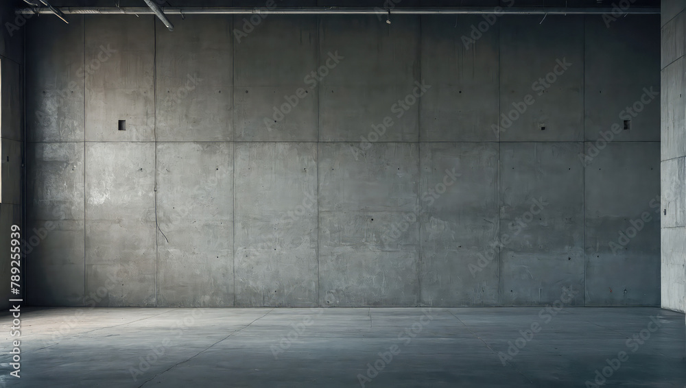 Creative modern white and gray open space office interior. Office background. Copy space. Concrete background Creative modern white and gray open space office interior. Office background. Copy space. Concrete background