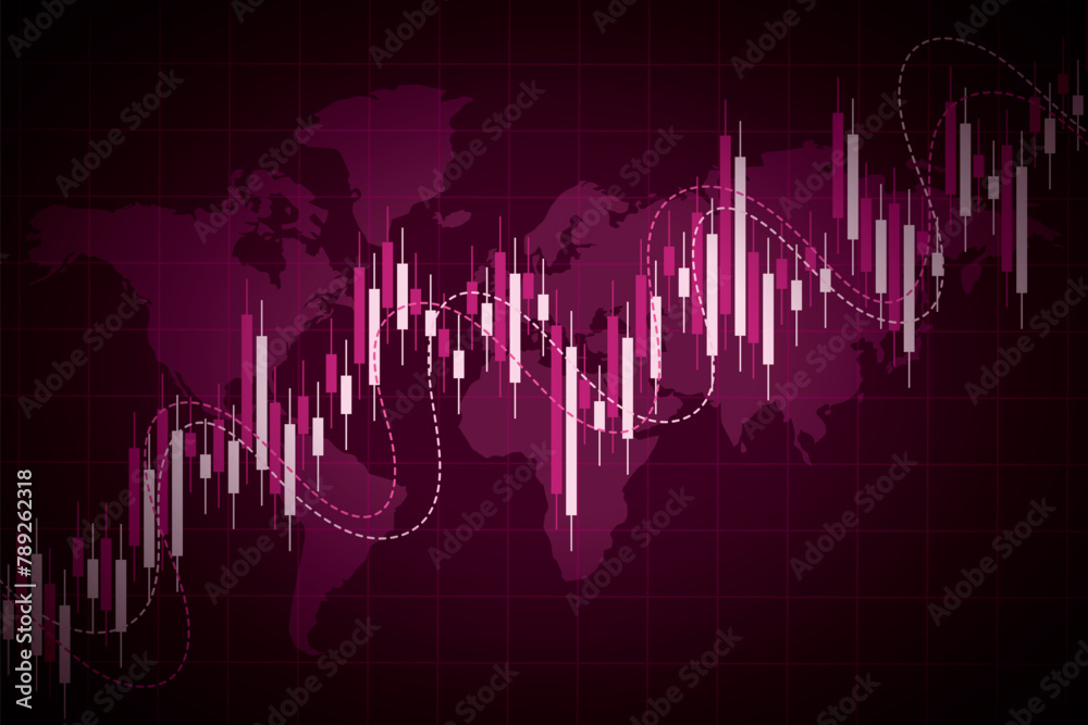 Stock market or forex trading graph concept Stock market or forex trading graph concept