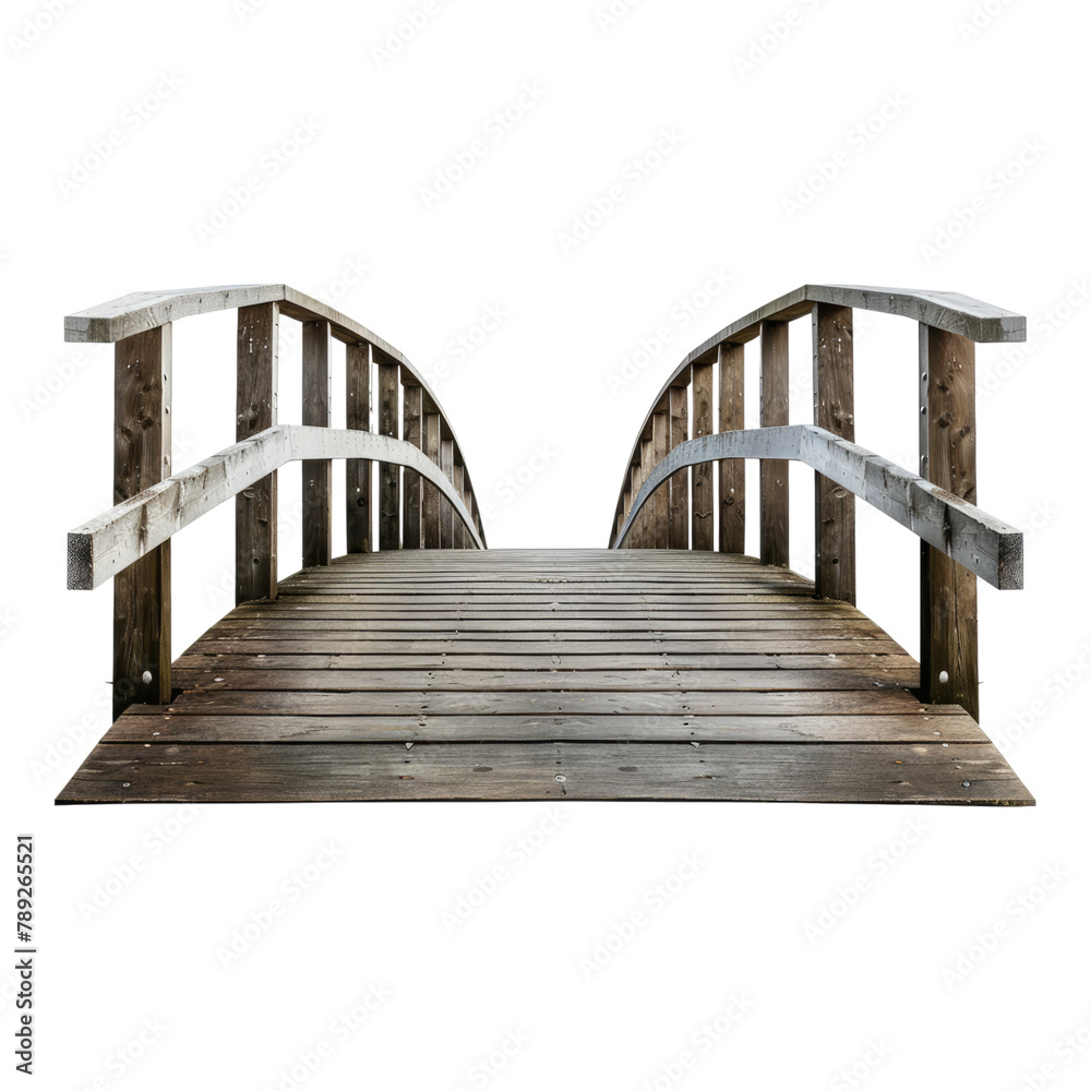 Obraz premium Footbridge isolated on transparent background
