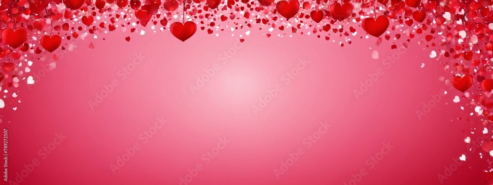 Valentine's day illustration with heart. Passionate red hearts backdrop, clean canvas. Valentine's day illustration with heart. Passionate red hearts backdrop, clean canvas.