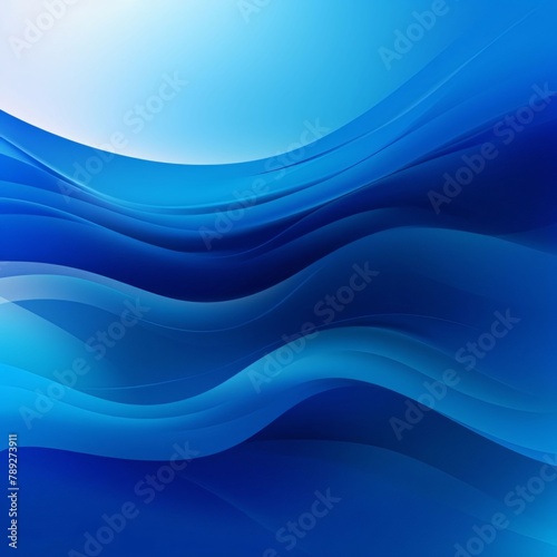 Abstract blue background with smooth lines. Vector illustration. Eps 10.