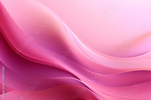 abstract background with smooth lines in pink colors, 3d render