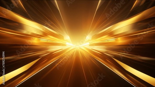 abstract golden background with some smooth lines in it (3d render)