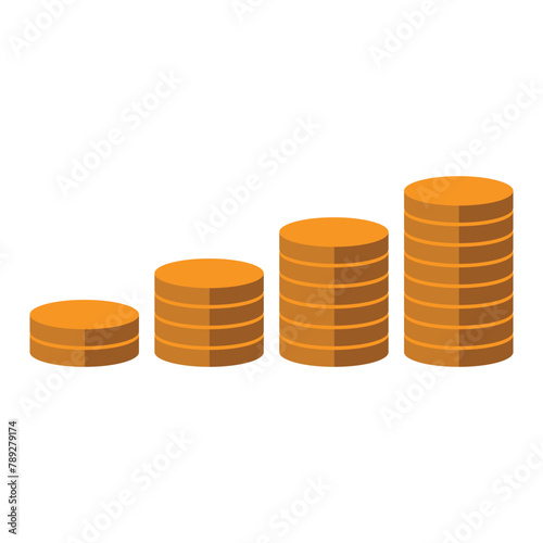 Investment Icon Vector for Financial Growth