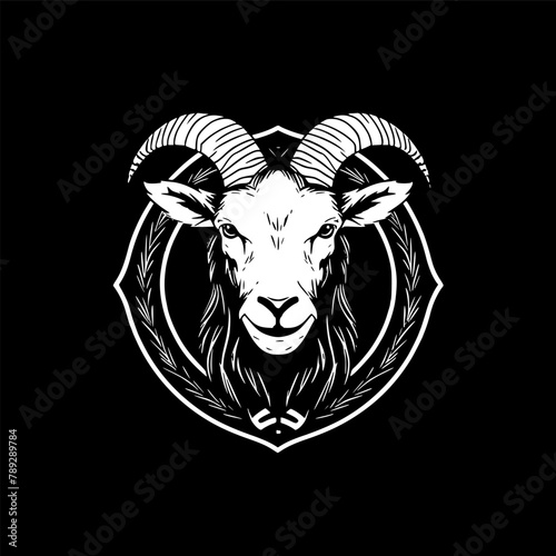 Goat - High Quality Vector Logo - Vector illustration ideal for T-shirt graphic