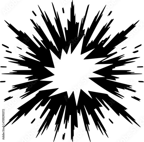 Explosion - High Quality Vector Logo - Vector illustration ideal for T-shirt graphic