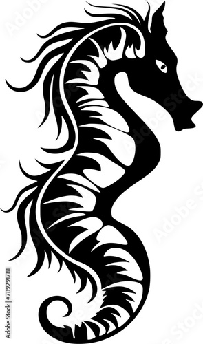 Seahorse - High Quality Vector Logo - Vector illustration ideal for T-shirt graphic photo
