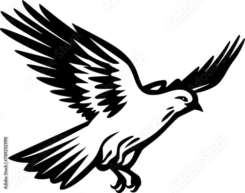 Pigeon | Minimalist and Simple Silhouette - Vector illustration
