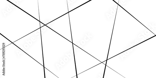 Random chaotic lines abstract geometric pattern, Black and white geometric pattern. Seamless geometric random chaotic lines background. Luxury banner presentation line background.