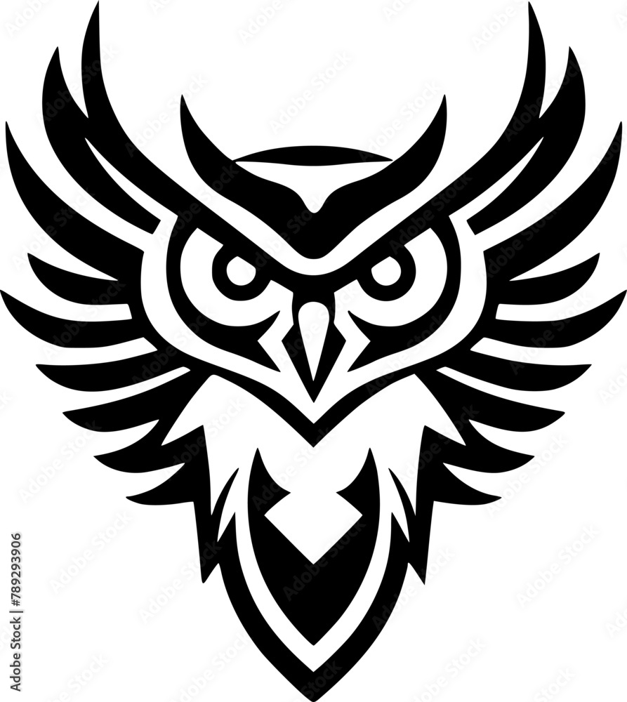 Fototapeta premium Owl - High Quality Vector Logo - Vector illustration ideal for T-shirt graphic