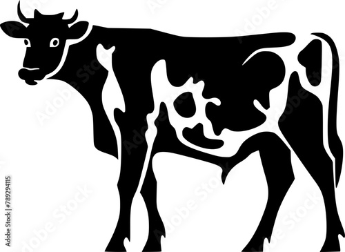 Cow - High Quality Vector Logo - Vector illustration ideal for T-shirt graphic