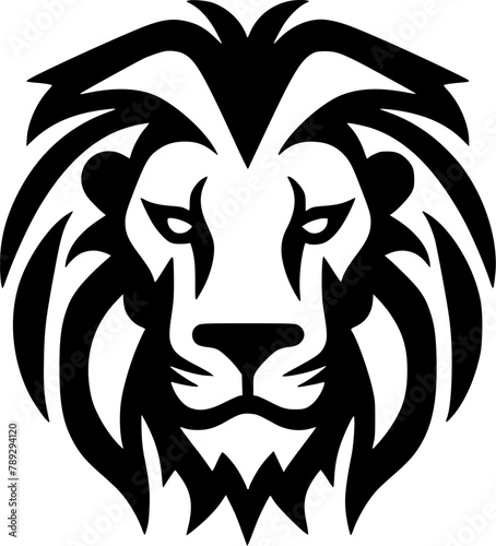 Lion | Minimalist and Simple Silhouette - Vector illustration