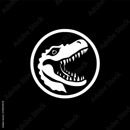 Alligator - Minimalist and Flat Logo - Vector illustration