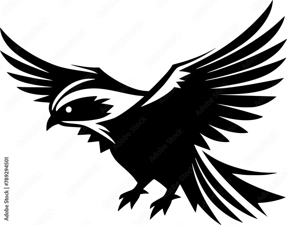 Fototapeta premium Pigeon | Minimalist and Simple Silhouette - Vector illustration