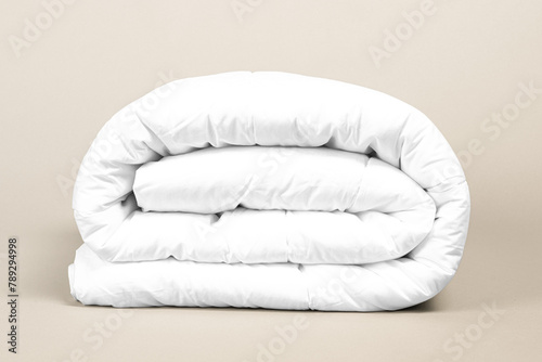 Bilde på lerret Png comforter mockup duvet, transparent fabric