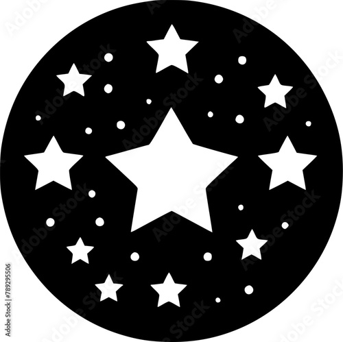 Stars | Minimalist and Simple Silhouette - Vector illustration photo