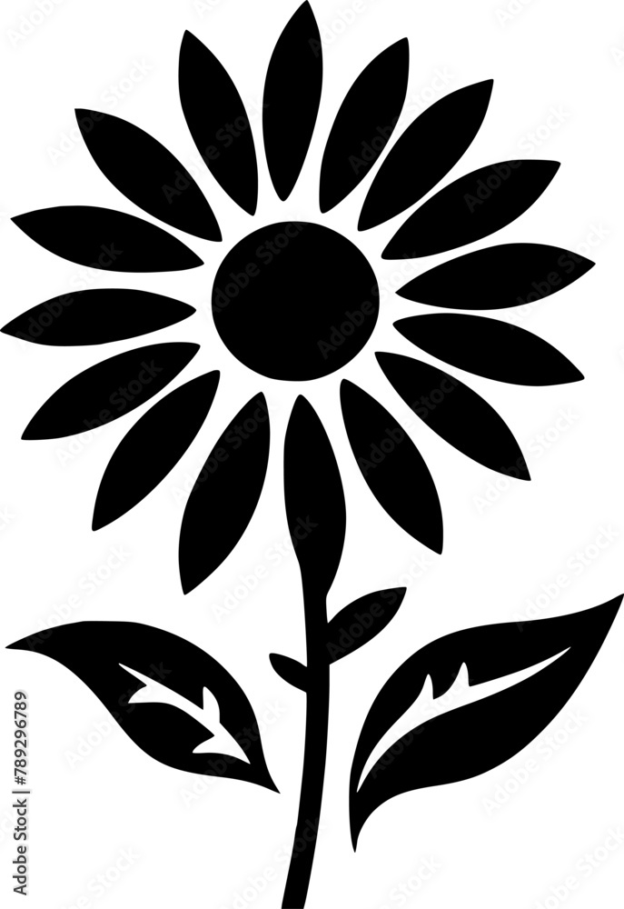 Flower | Minimalist and Simple Silhouette - Vector illustration Flower | Minimalist and Simple Silhouette - Vector illustration