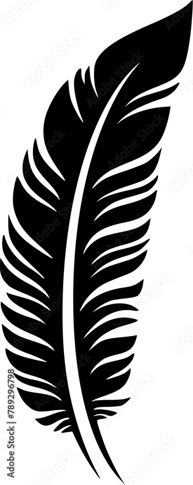 Feather | Minimalist and Simple Silhouette - Vector illustration Feather | Minimalist and Simple Silhouette - Vector illustration