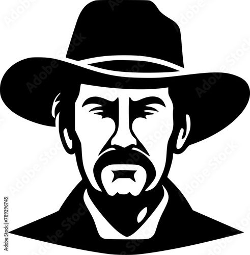 Western - High Quality Vector Logo - Vector illustration ideal for T-shirt graphic