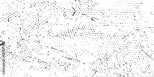 Black grainy texture isolated on white background. Dust overlay. Dark noise granules. Vector design. Grunge halftone image. Vector illustration.