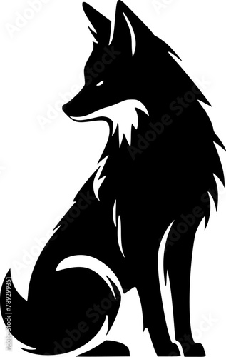 Fox - Minimalist and Flat Logo - Vector illustration