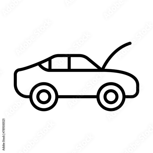 Bonnet line icon
