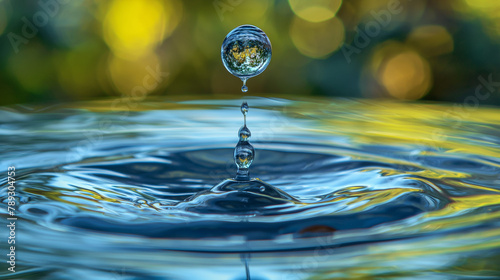 Wallpaper Mural Water element, splash in the light Torontodigital.ca
