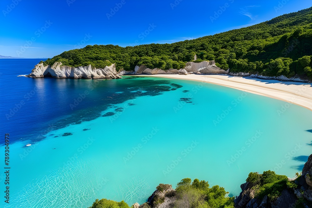 Fototapeta premium beautiful mediterranean tropical beach