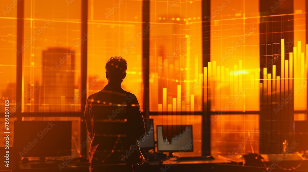 An early morning trading session illuminated by the glow of bar charts, their simple yet profound insights guiding the day s strategy An early morning trading session illuminated by the glow of bar charts, their simple yet profound insights guiding the day s strategy
