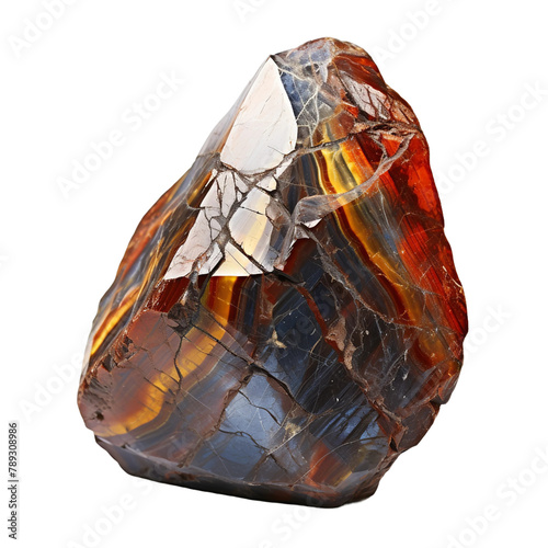 Amazing Pietersite Isolated On Transparent Background  photo