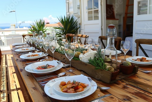 Outdoor Dining Room Unique Design Style professional photography