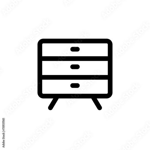 three drawer cupboard