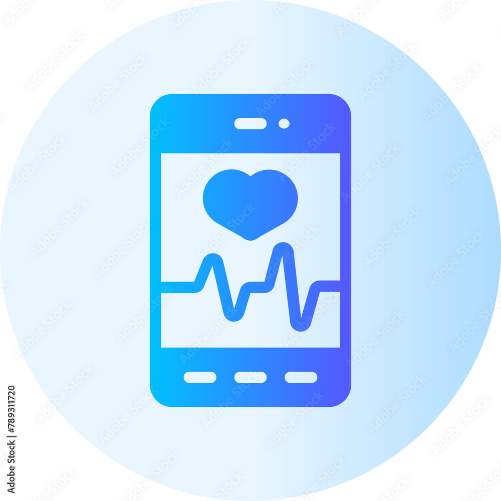 health app gradient icon health app gradient icon