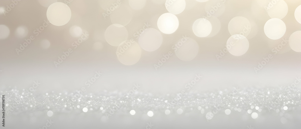 Abstract white background with blurred white light bokeh background. Abstract white background with blurred white light bokeh background.
